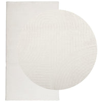 Tappeto IZA a Pelo Corto Aspetto Scandinavo Crema 80x150 cm 375438