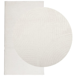 Tappeto IZA a Pelo Corto Aspetto Scandinavo Crema 80x150 cm 375438