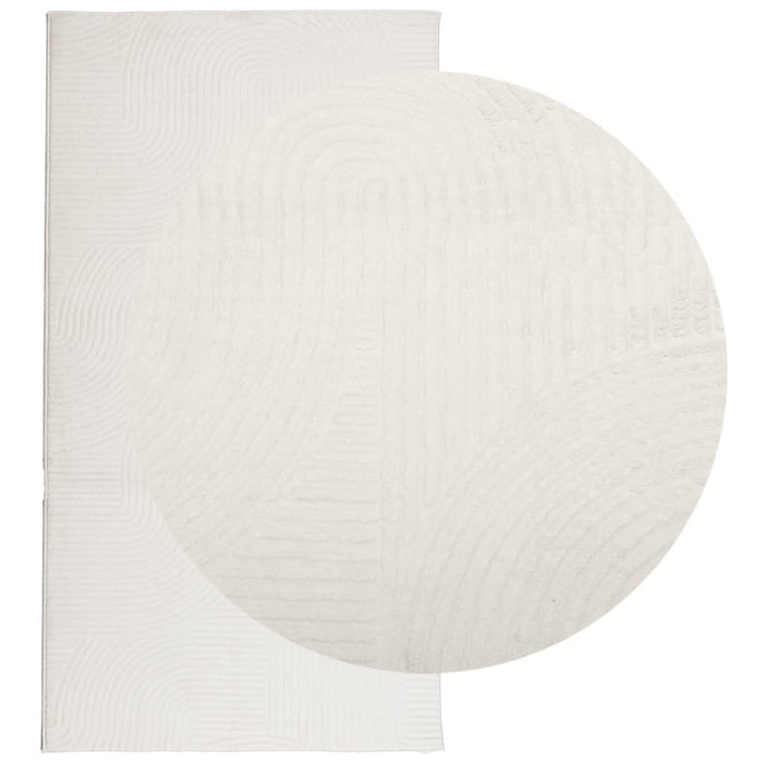 Tappeto IZA a Pelo Corto Aspetto Scandinavo Crema 80x150 cm 375438