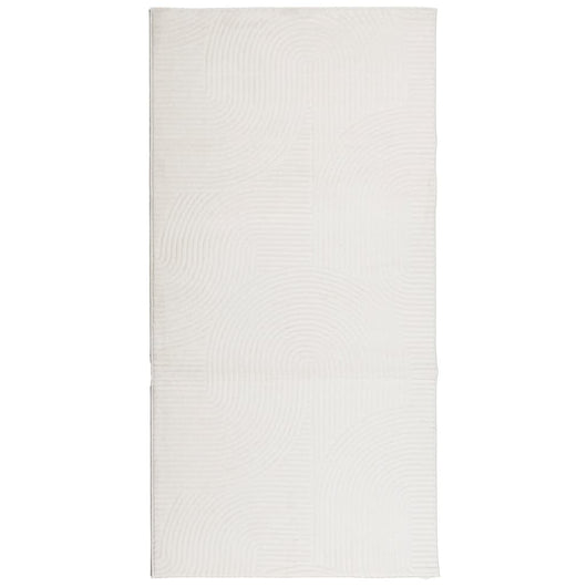 Tappeto IZA a Pelo Corto Aspetto Scandinavo Crema 100x200 cm 375439