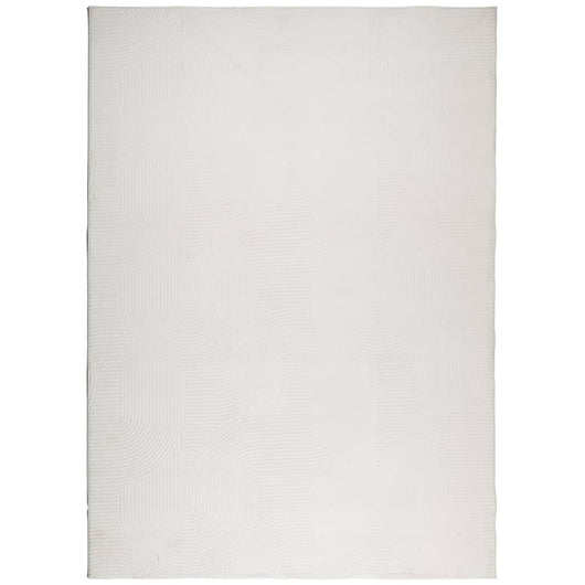 Tappeto IZA a Pelo Corto Aspetto Scandinavo Crema 240x340 cm 375444