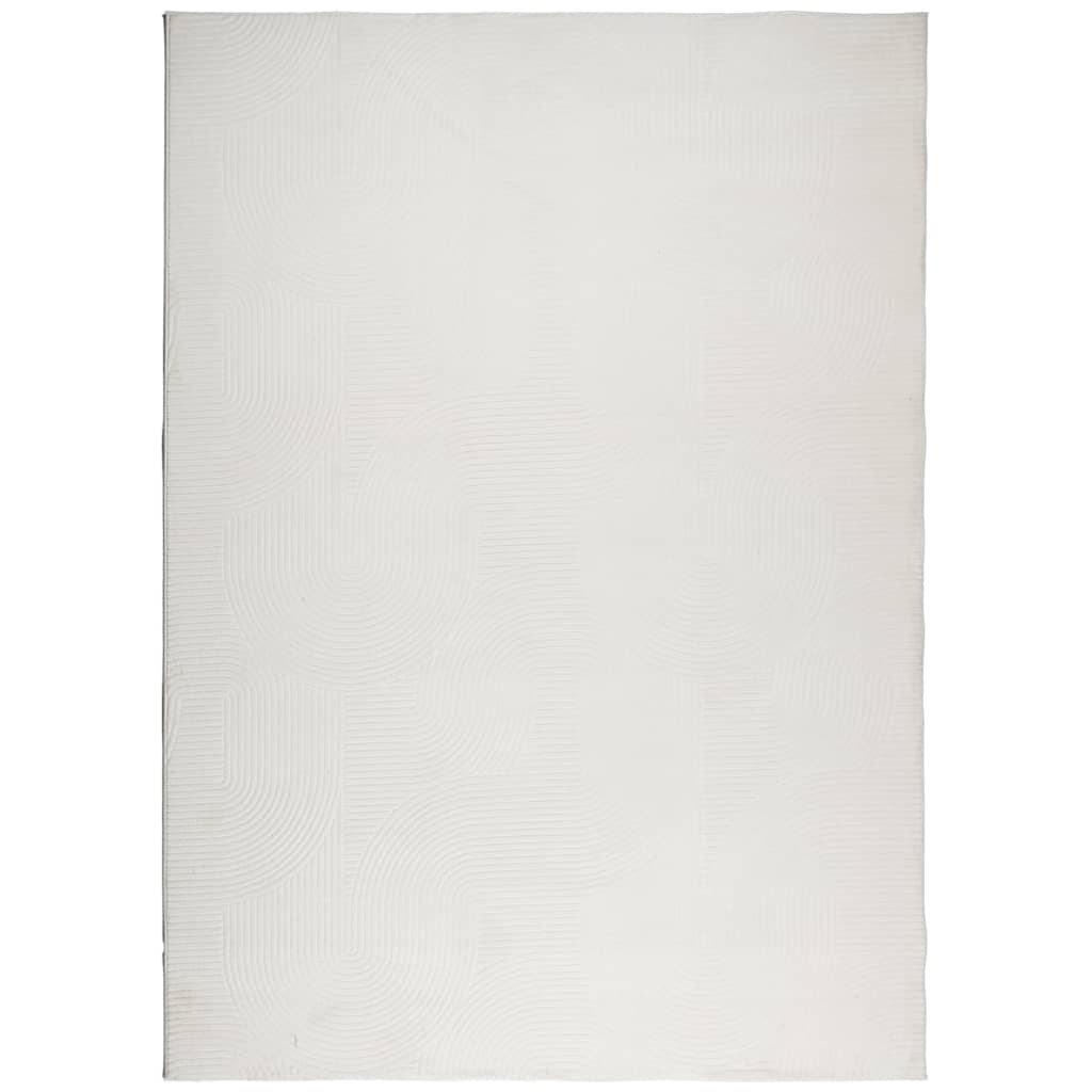 vidaXL Tappeto IZA a Pelo Corto Aspetto Scandinavo Crema 240x340 cm