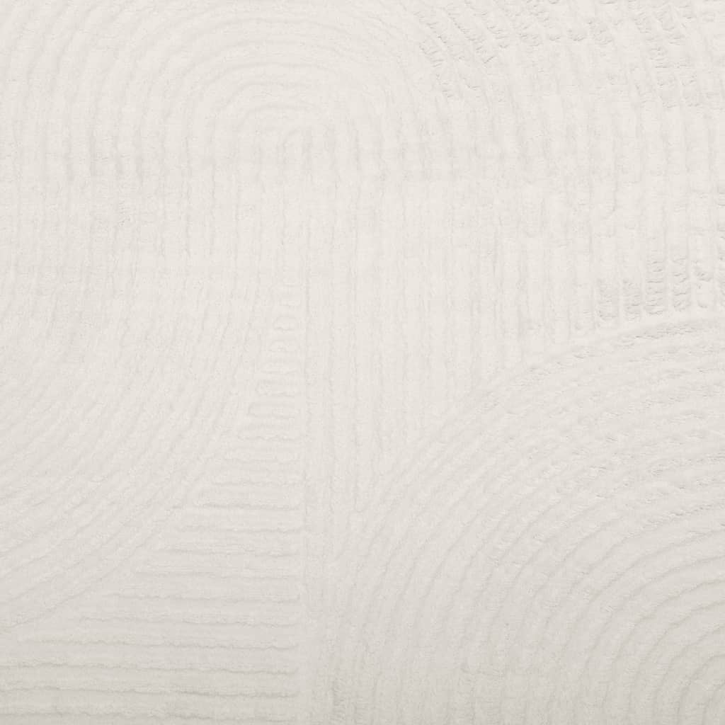 vidaXL Tappeto IZA a Pelo Corto Aspetto Scandinavo Crema 240x340 cm