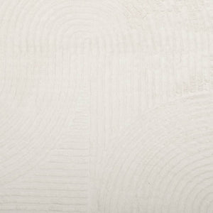 Tappeto IZA a Pelo Corto con Aspetto Scandinavo Crema Ø 80 cm 375445