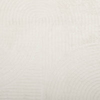 Tappeto IZA a Pelo Corto con Aspetto Scandinavo Crema Ø 100 cm