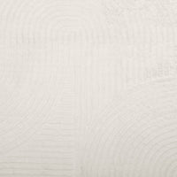 vidaXL Tappeto IZA a Pelo Corto con Aspetto Scandinavo Crema Ø 120 cm