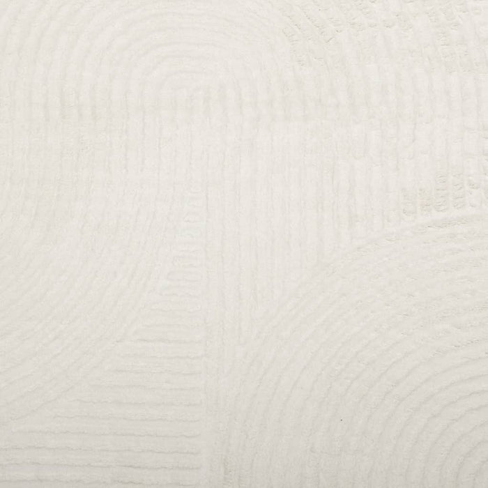 Tappeto IZA a Pelo Corto con Aspetto Scandinavo Crema Ø 200 cm 375449