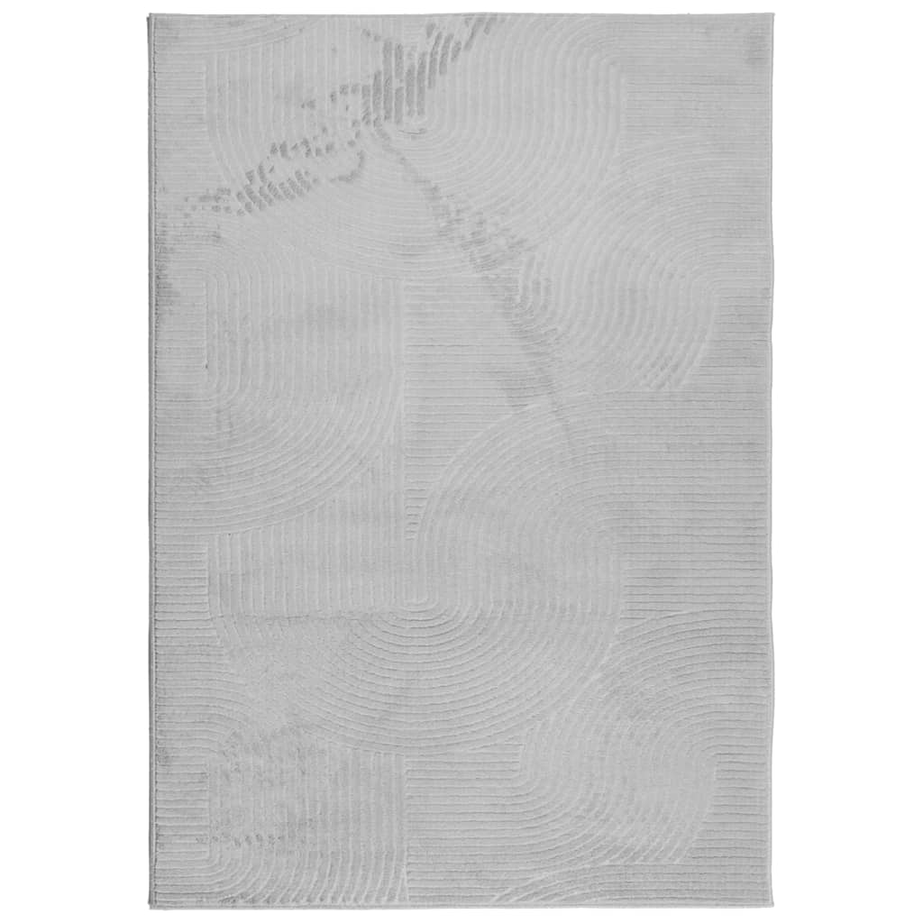 Tappeto IZA a Pelo Corto Aspetto Scandinavo Grigio 120x170 cm