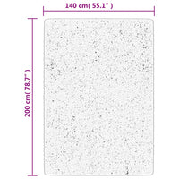 Tappeto OVIEDO a Pelo Corto Antracite 140x200 cm 375469