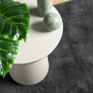 Tappeto OVIEDO a Pelo Corto Antracite 200x200 cm 375472