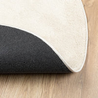 vidaXL Tappeto OVIEDO a Pelo Corto Beige Ø 160 cm