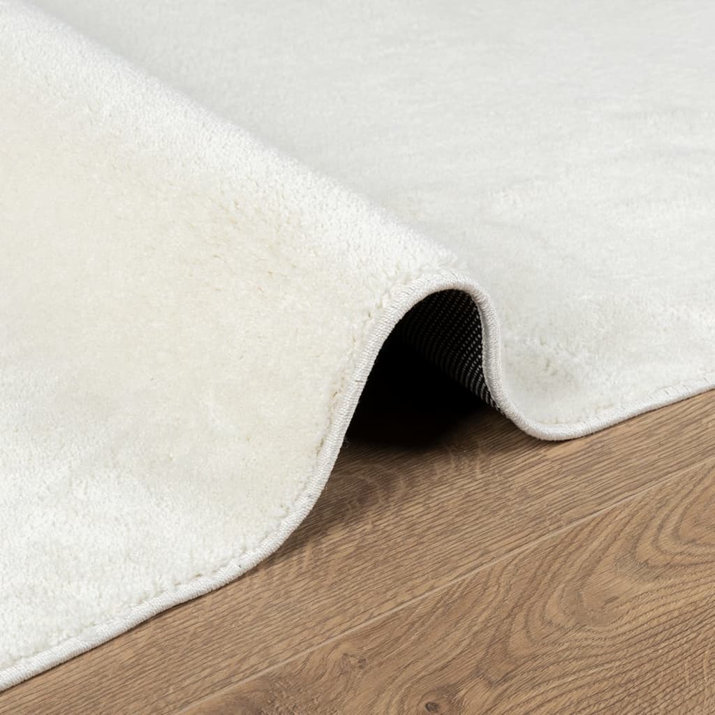 vidaXL Tappeto OVIEDO a Pelo Corto Crema 160x230 cm