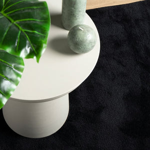 vidaXL Tappeto OVIEDO a Pelo Corto Nero 240x240 cm