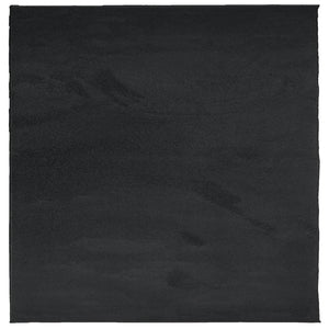 vidaXL Tappeto OVIEDO a Pelo Corto Nero 240x240 cm