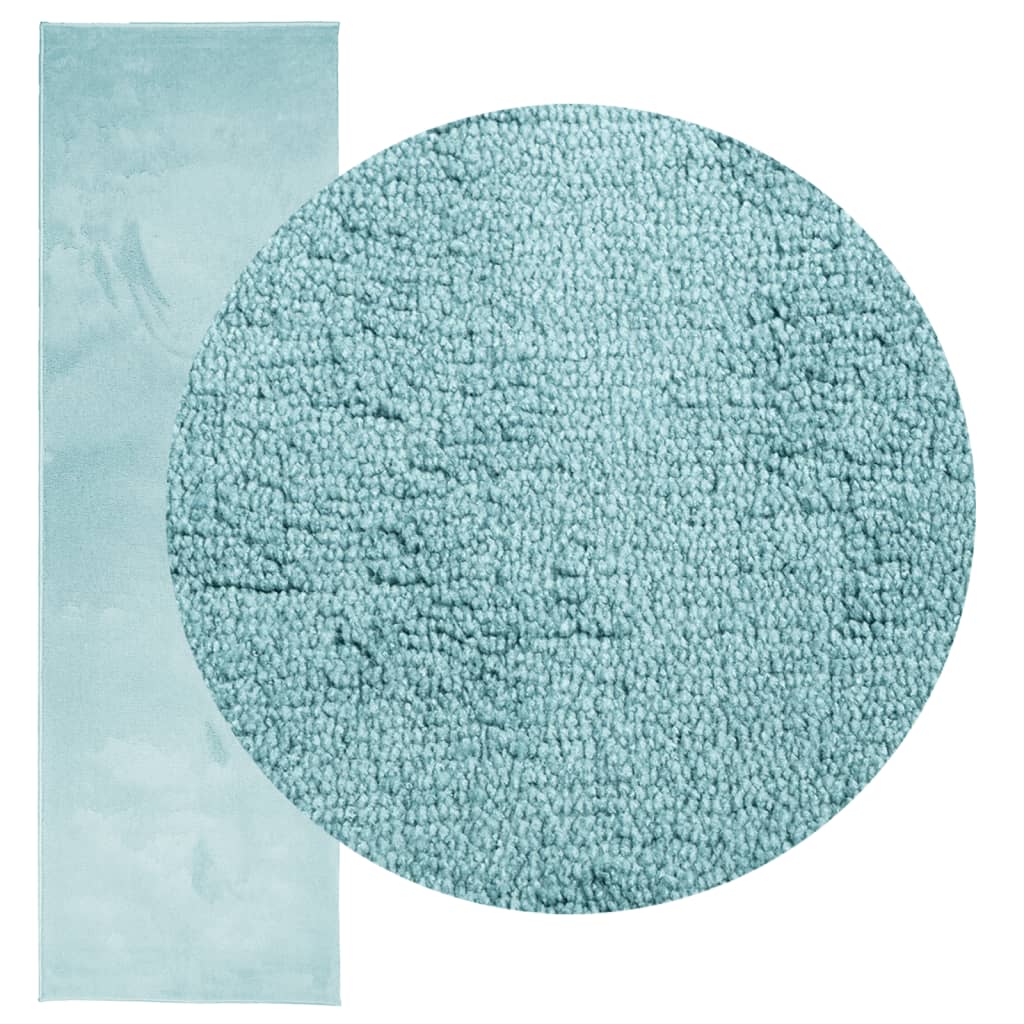 Tappeto OVIEDO a Pelo Corto Verde 80x250 cm