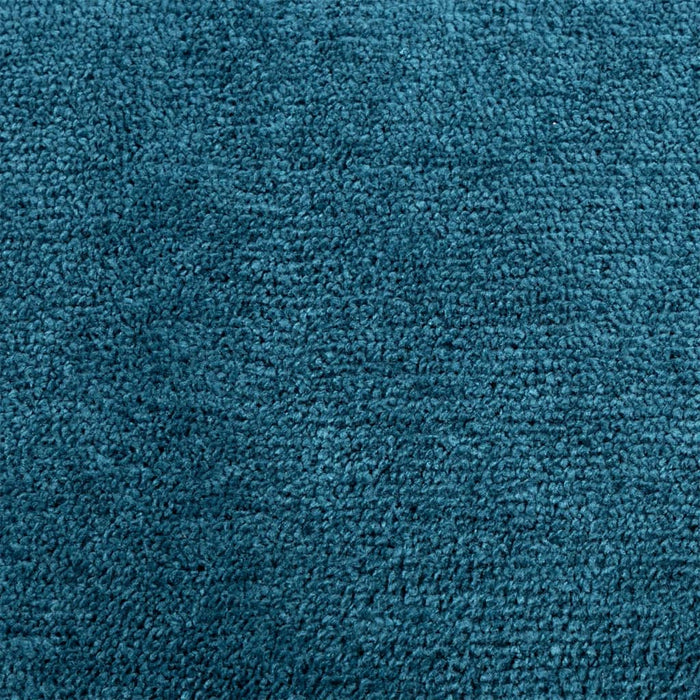 Tappeto OVIEDO a Pelo Corto Turchese Ø 160 cm 375612