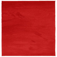 Tappeto OVIEDO a Pelo Corto Rosso 240x240 cm 375628
