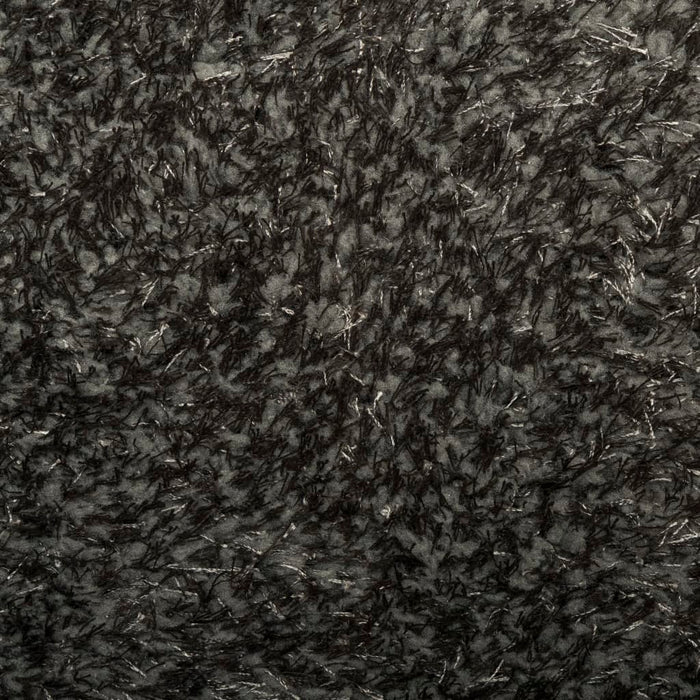 Tappeto a Pelo Lucido Lungo ISTAN Effetto Antracite 140x200 cm 375641