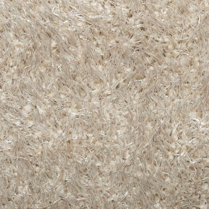 Tappeto a Pelo Lucido Lungo ISTAN Effetto Beige 80x150 cm 375650