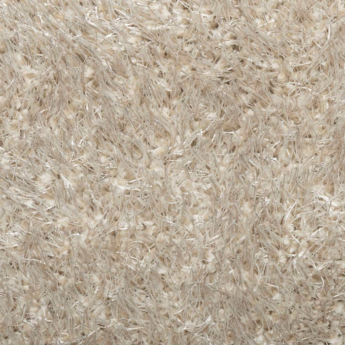 Tappeto a Pelo Lucido Lungo ISTAN Effetto Beige 160x230 cm 375654