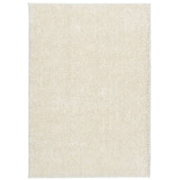 Tappeto a Pelo Lucido Lungo ISTAN Effetto Crema 120x170 cm 375664