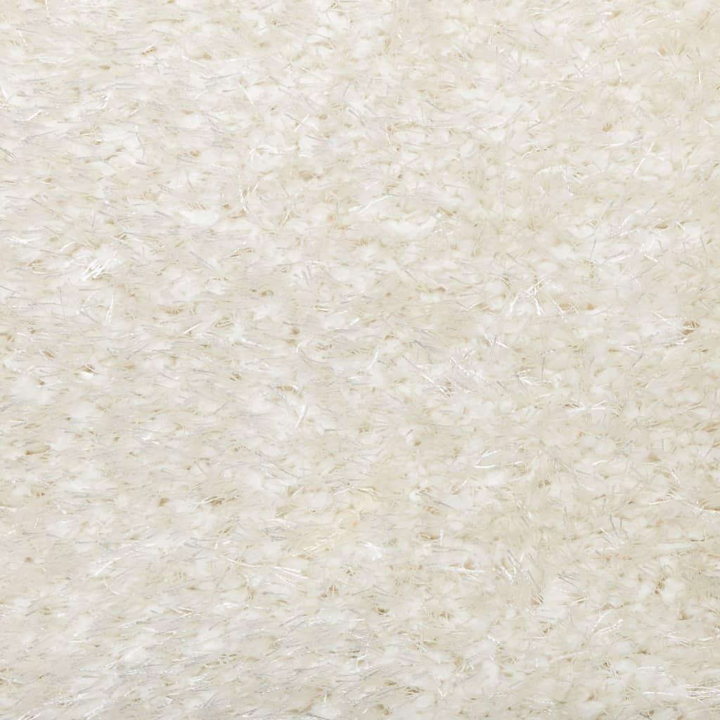 Tappeto a Pelo Lucido Lungo ISTAN Effetto Crema 120x170 cm 375664
