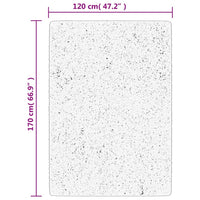 Tappeto a Pelo Lucido Lungo ISTAN Effetto Crema 120x170 cm 375664