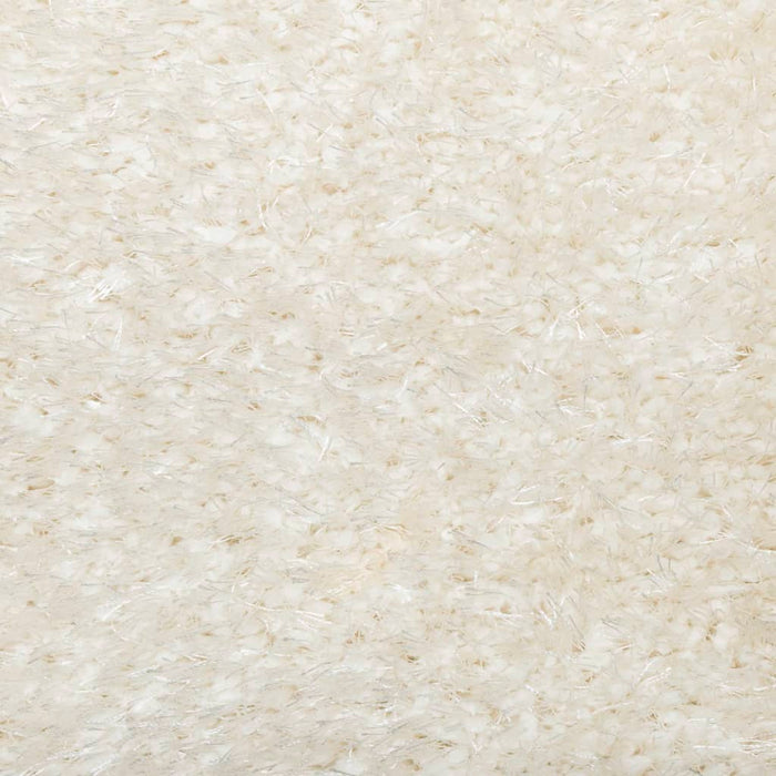Tappeto a Pelo Lucido Lungo ISTAN Effetto Crema 140x200 cm 375665