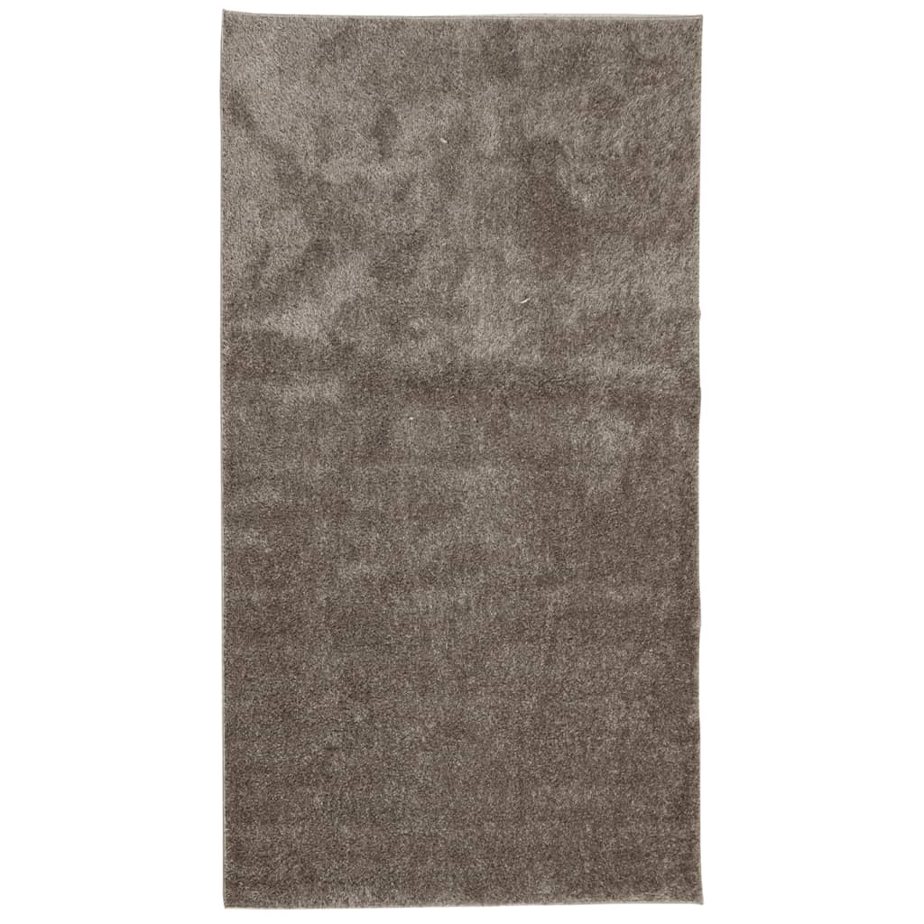 Tappeto a Pelo Lucido Lungo ISTAN Effetto Grigio 80x150 cmcod mxl 110031