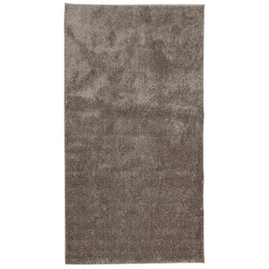 Tappeto a Pelo Lucido Lungo ISTAN Effetto Grigio 80x150 cmcod mxl 110031