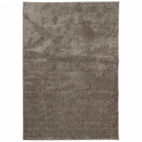 Tappeto a Pelo Lucido Lungo ISTAN Effetto Grigio 120x170 cmcod mxl 109992