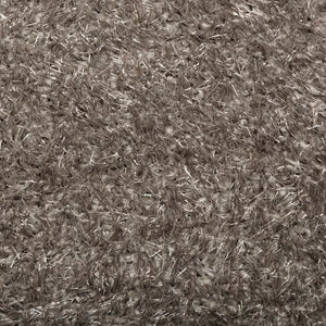 Tappeto a Pelo Lucido Lungo ISTAN Effetto Grigio 120x170 cm 375676