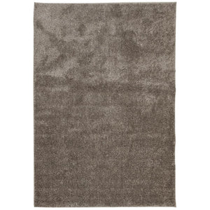Tappeto a Pelo Lucido Lungo ISTAN Effetto Grigio 160x230 cmcod mxl 133968