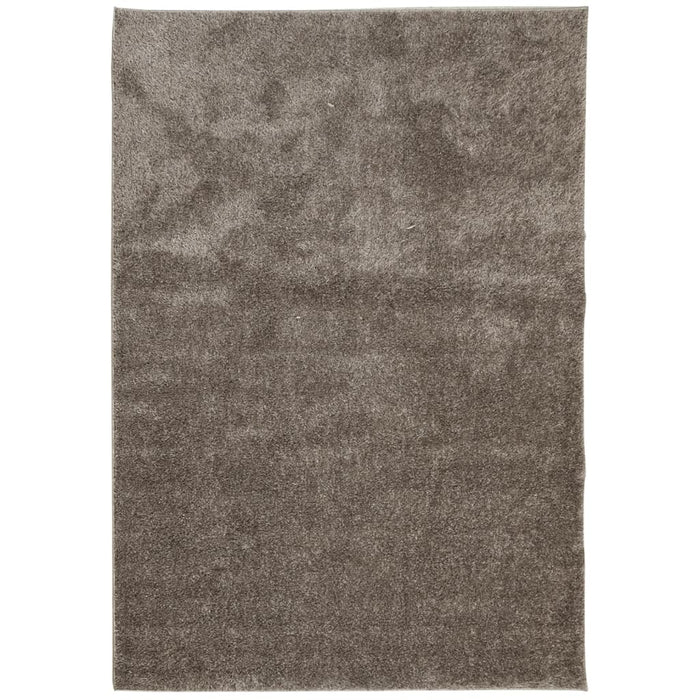 Tappeto a Pelo Lucido Lungo ISTAN Effetto Grigio 160x230 cmcod mxl 133968