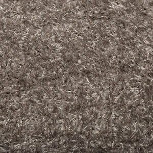 Tappeto a Pelo Lucido Lungo ISTAN Effetto Grigio 160x230 cm 375678