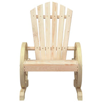 Sedie da Giardino Adirondack 4 pz in Legno Massello di Abete 3207117