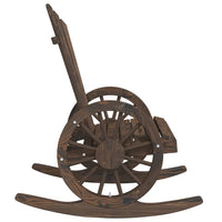 Sedie a Dondolo Adirondack 2 pz in Legno Massello di Abete 3207120