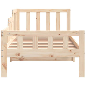 Dormeuse senza Materasso 80x200 cm in Legno Massello di Pino 840367