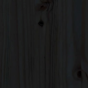 Dormeuse Nera 90x190 cm in Legno Massello di Pino 840375