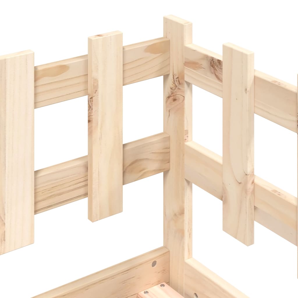 Dormeuse senza Materasso 80x200 cm in Legno Massello di Pino 840376