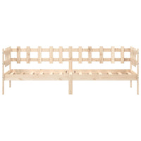 Dormeuse senza Materasso 90x200 cm in Legno Massello di Pino 840379