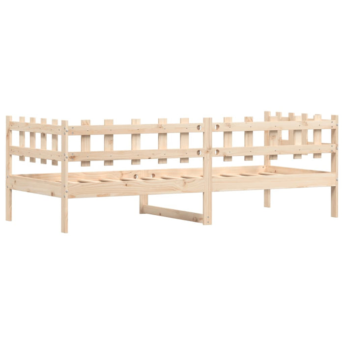 Dormeuse senza Materasso-Divano Letto-Struttura Letto 90x190 cm in Legno Massello di Pino 734850