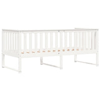 Dormeuse senza Materasso Bianca 90x190 cm Legno Massello Pino 840401