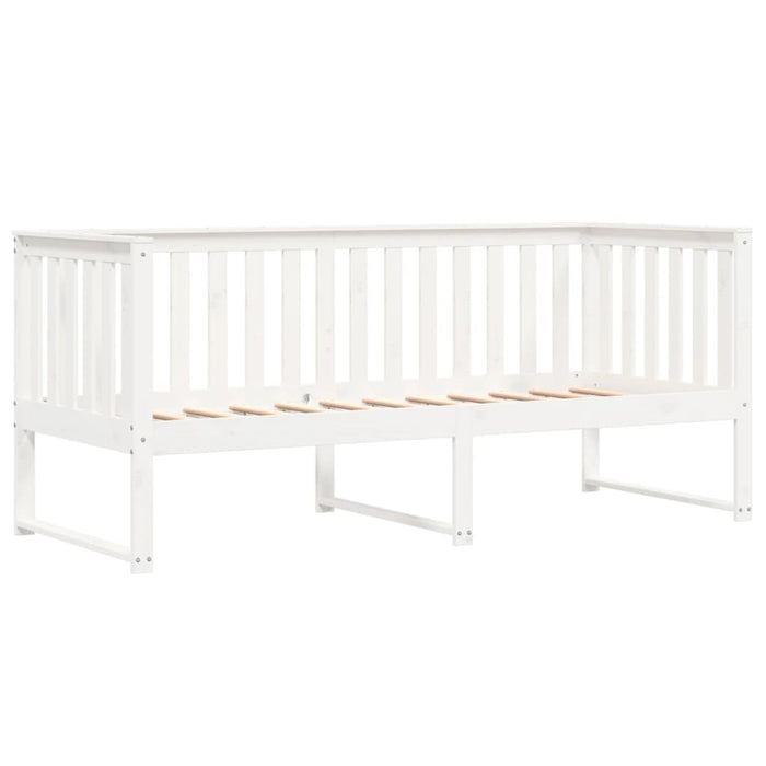 Dormeuse senza Materasso Bianco 75x190 cm in Legno di Pino 840407