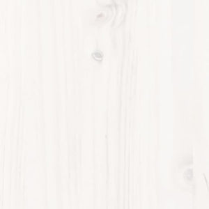 Dormeuse senza Materasso Bianco 75x190 cm in Legno di Pino 840407