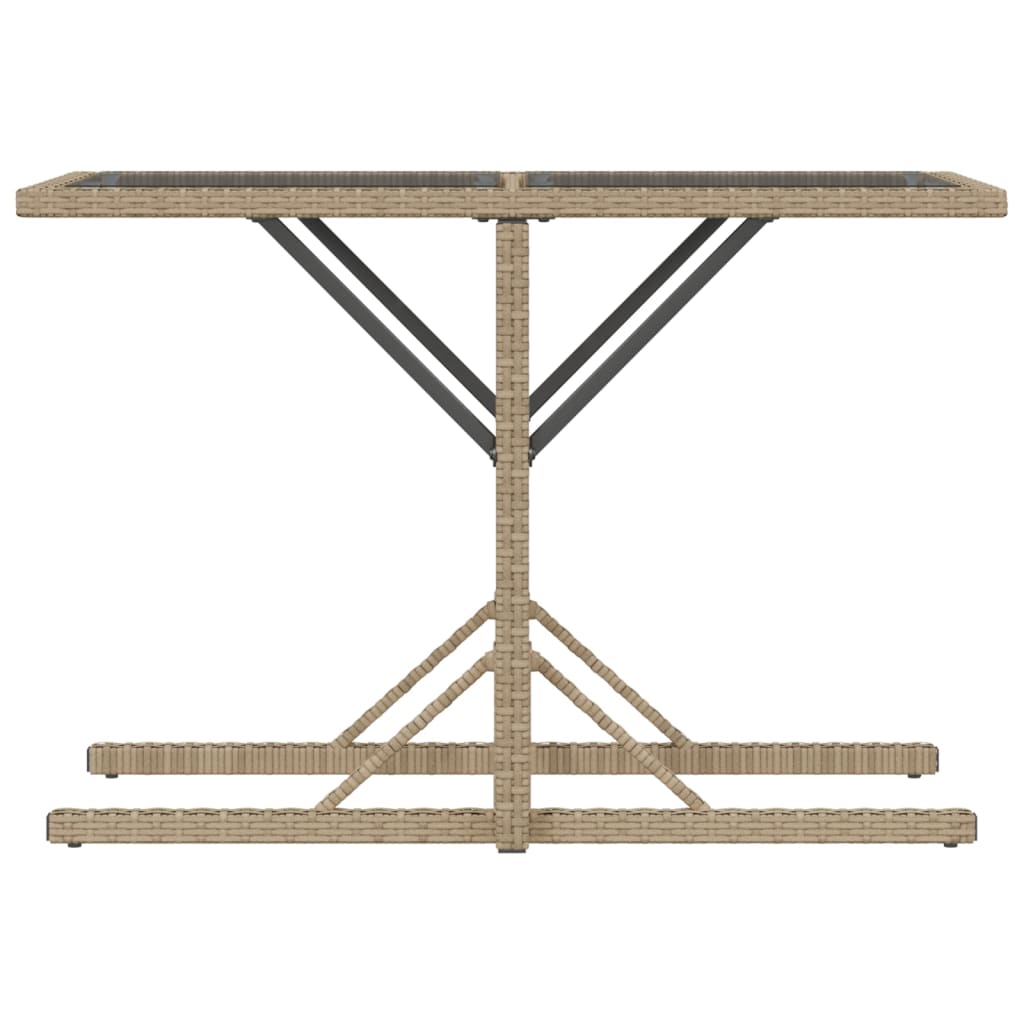 Set da Bistrò 3 pz con Cuscini Beige in Polyrattan 365066