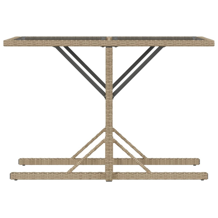 Set da Bistrò 3 pz con Cuscini Beige in Polyrattan 365066