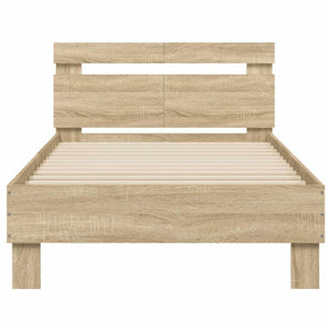 Giroletto senza Materasso con Testiera Rovere Sonoma 100x200 cm 838528