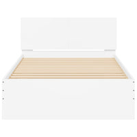 Giroletto con Testiera e LED Bianco 100x200 cm 838799