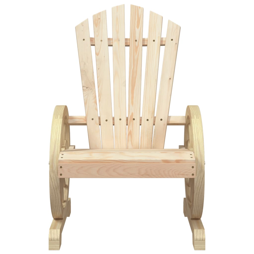 Sedie da Giardino Adirondack 2 pz in Legno Massello di Abete 365091